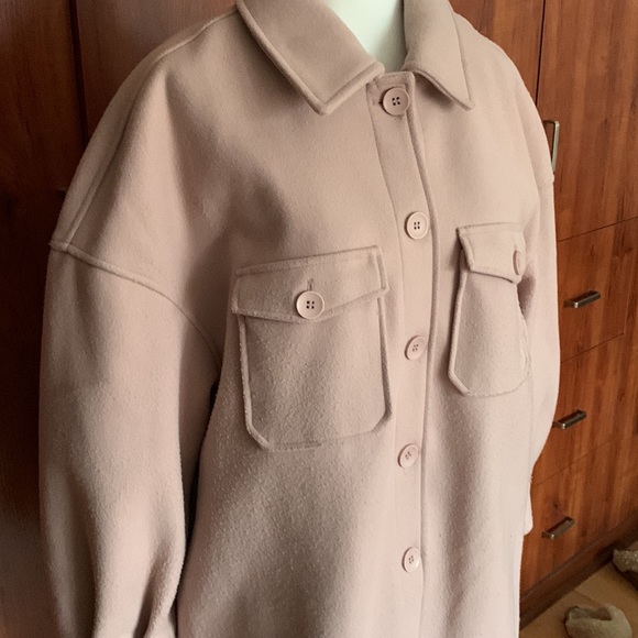 AVEC LES FILLES  Oversized Shaket / Jacket - Blush Color - Picture 6 of 11